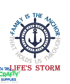 Family Anchor 2021 Embroidery Design