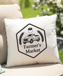 Farmer's Market Truck 2020 Embroidery Design