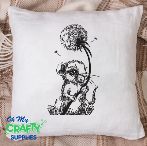 Field Mouse Sketch 2021 Embroidery Design