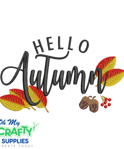 Hello Autumn 2021B Embroidery Design
