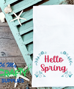 Hello Spring 2021 Embroidery Design