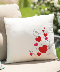 Multiple Hearts 2020 Embroidery Design