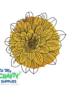 Paint Splash Flowers 2021 Embroidery Design