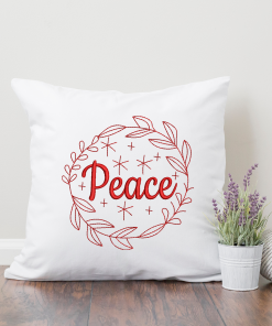 Peace Wreath 2020 Embroidery Design