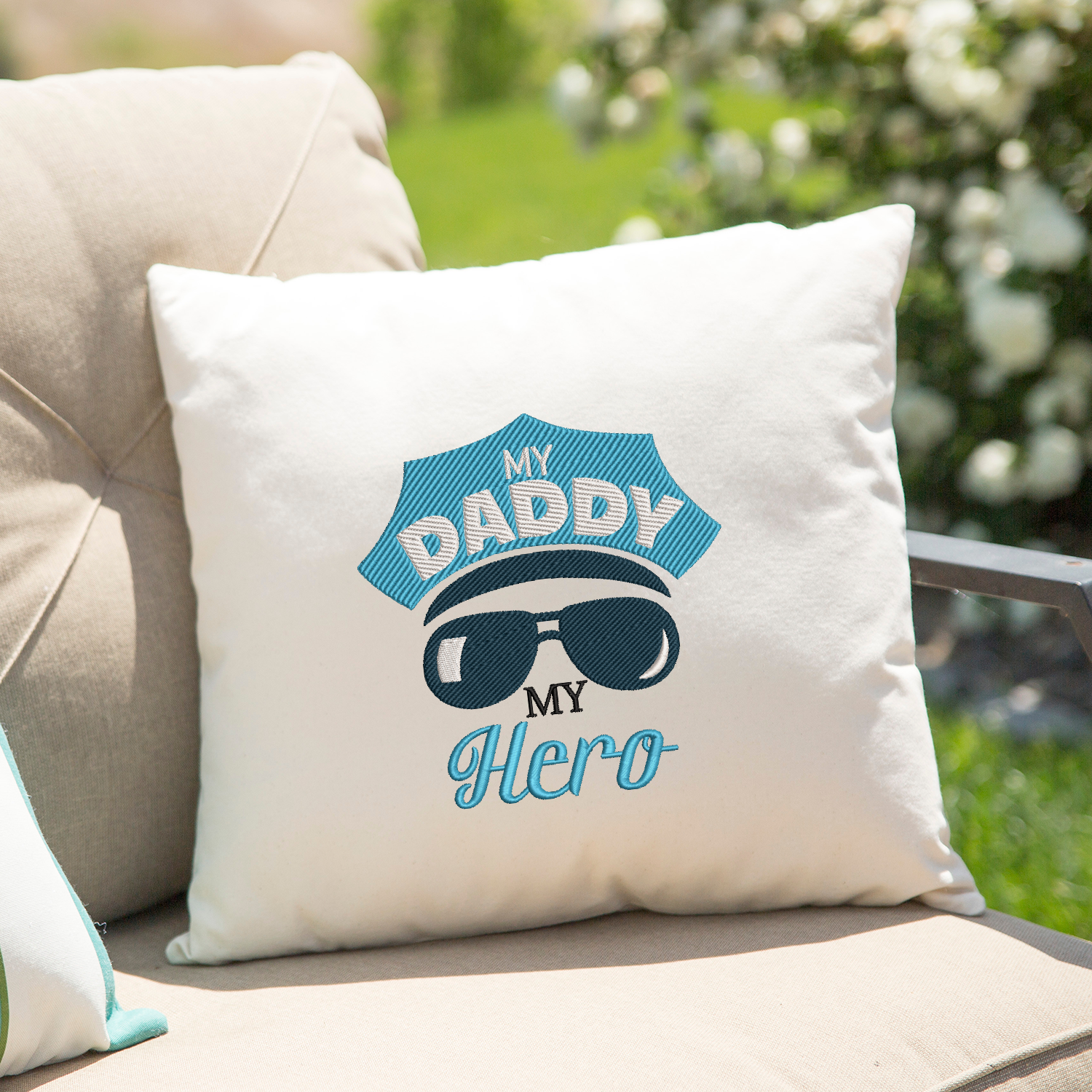 Police Daddy Hero 2020 Embroidery Design