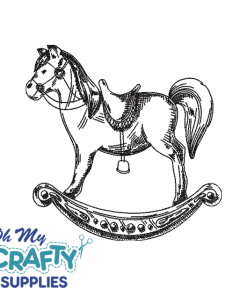Rocking Horse 127 Sketch Embroidery Design