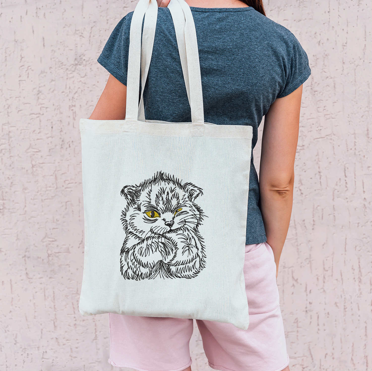 Sassy Kitten Sketch 2020 Embroidery Design