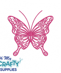 Satin Butterfly 125 Embroidery Design