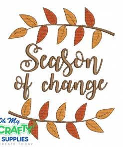 Season of Change 2021 Embroidery Design