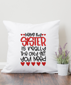 Sister Only Gift 2020 Embroidery Design