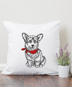 Sitting Corgi 2020 Embroidery Design