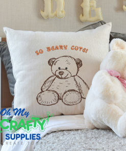 So Beary Cute Sketch Embroidery Design