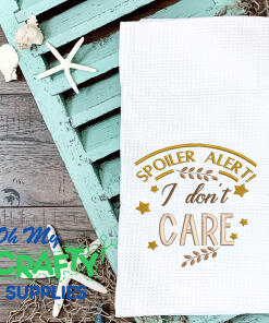 Spoiler Alert 2021 Embroidery Design