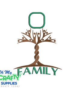 Together Family Tree With Applique Design