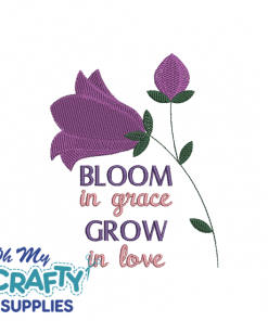 Bloom In Grace 4922 Embroidery Design