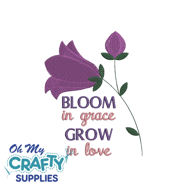 Bloom In Grace 4922 Embroidery Design
