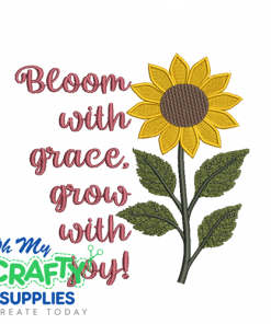 Bloom with Grace 25 Embroidery Design