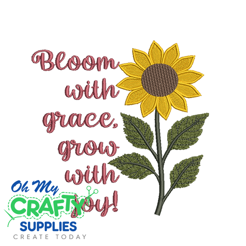 Bloom with Grace 25 Embroidery Design