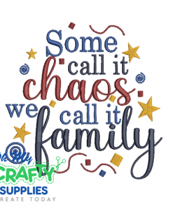 Chaos Family 25 Embroidery Design