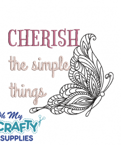 Cherish Simple Things 12122 Embroidery Design