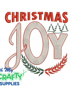 Christmas Joy 1014 Embroidery Design