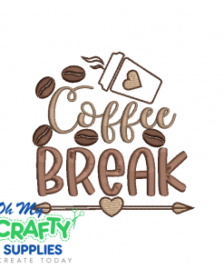 Coffee Break 823 Embroidery Design