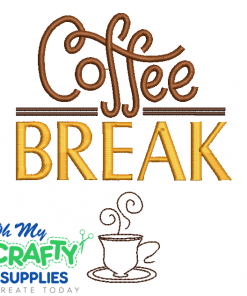 Coffee Break 88 Embroidery Design