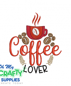 Coffee Lover 613 Embroidery Design