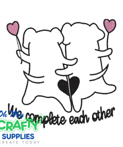 Complete Each Other 1923 Embroidery Design