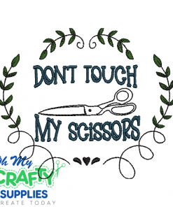 Don't Touch 89 Embroidery Design