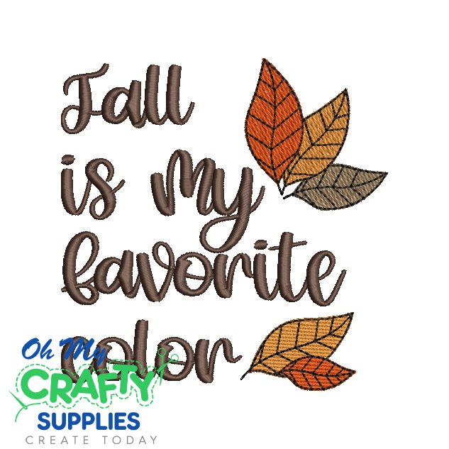 Fall Colors 831 Embroidery Design
