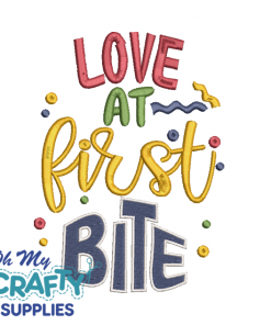 Love at First Bite 623 Embroidery Design