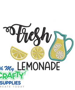 Fresh Lemonade 25 Embroidery Design