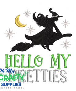 Hello My Pretties 914 Embroidery Design