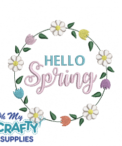 Hello Spring 31522 Embroidery Design