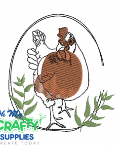 Hen Chicken 815 Embroidery Design