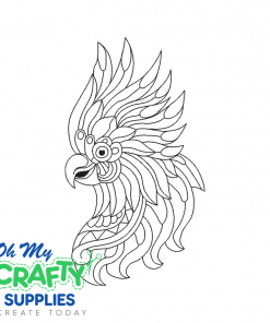 Henna Cockatoo 1723 Embroidery Design