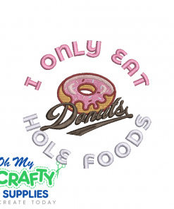 Hole Foods 618 Embroidery Design