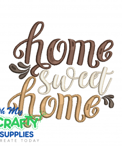 Home Sweet Home 620 Embroidery Design