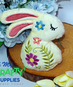 ITH Floral Bunny Embroidery Design