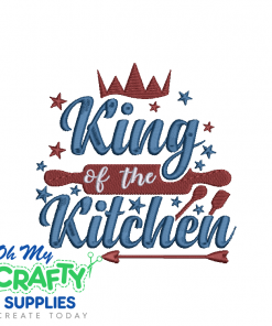 King of the Kitchen 76 Embroidery Design
