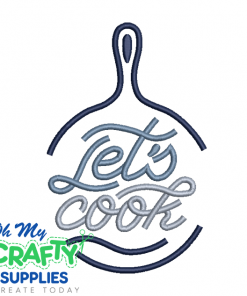 Let's Cook 98 Embroidery Design