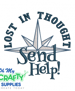 Lost In Thought 99 Embroidery Design