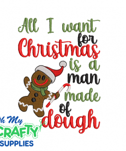 Man of Dough 107 Embroidery Design