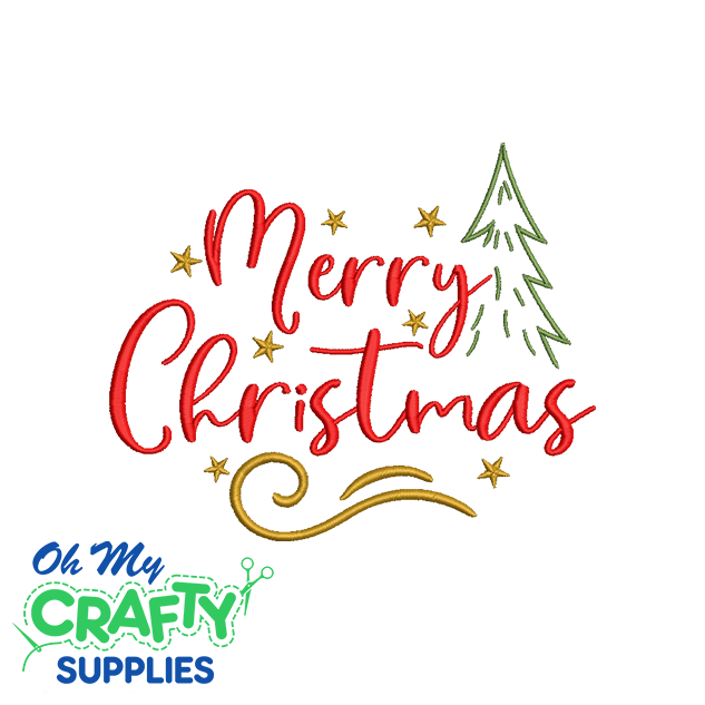Merry Christmas 103022 Embroidery Design