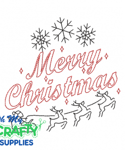Merry Christmas 103 Embroidery Design