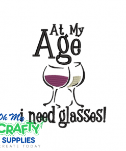 Need Glasses 911 Embroidery Design