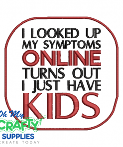 Online Symptoms 1128 Embroidery Design