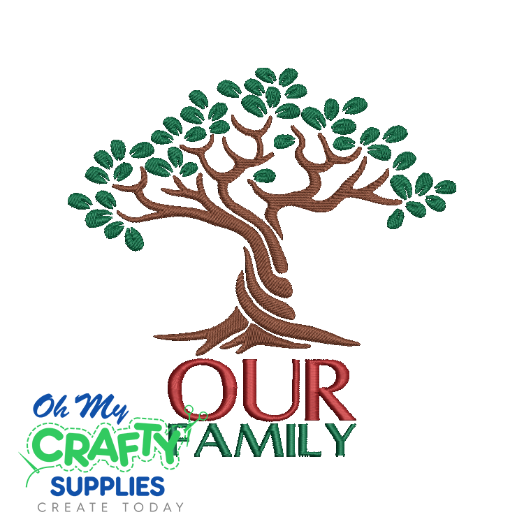 Our Family 1923 Embroidery Design