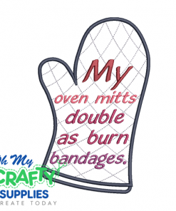 Oven Mitts 516 Embroidery Design